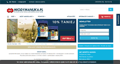 Desktop Screenshot of miodymanuka.pl