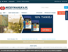 Tablet Screenshot of miodymanuka.pl